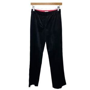 Milly‎ of New York Black Corduroy Silk Blend Pants Women’s Size 0 Minimalist